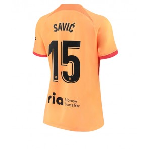 Atletico Madrid Stefan Savic #15 kläder Kvinnor 2022-23 Tredje Tröja Kortärmad